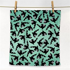 Orca Killer Whale Fish Face Towel by Ndabl3x