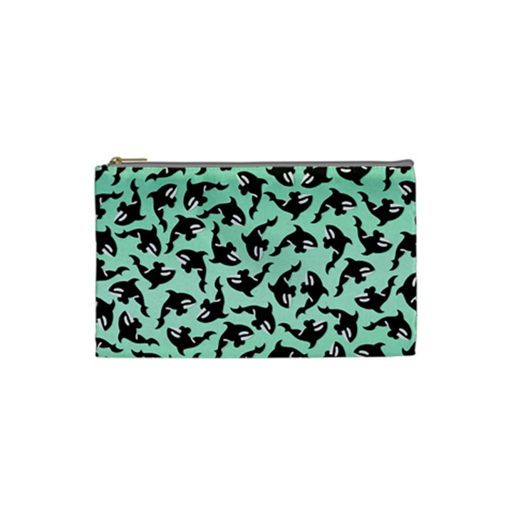 Orca Killer Whale Fish Cosmetic Bag (Small)