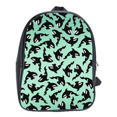 Orca Killer Whale Fish School Bag (large) by Ndabl3x