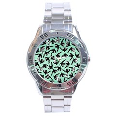 Orca Killer Whale Fish Stainless Steel Analogue Watch by Ndabl3x