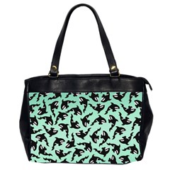 Orca Killer Whale Fish Oversize Office Handbag (2 Sides) by Ndabl3x