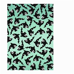 Orca Killer Whale Fish Small Garden Flag (two Sides) by Ndabl3x