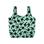 Orca Killer Whale Fish Full Print Recycle Bag (S) Back