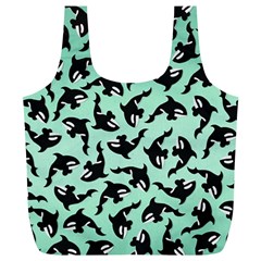 Orca Killer Whale Fish Full Print Recycle Bag (xl) by Ndabl3x