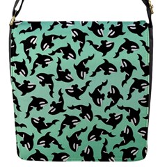 Orca Killer Whale Fish Flap Closure Messenger Bag (s) by Ndabl3x