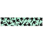 Orca Killer Whale Fish Small Premium Plush Fleece Scarf Front