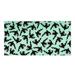 Orca Killer Whale Fish Satin Wrap 35  x 70  Front