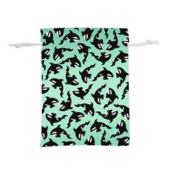 Orca Killer Whale Fish Lightweight Drawstring Pouch (l) by Ndabl3x