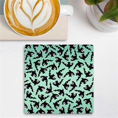 Orca Killer Whale Fish Uv Print Square Tile Coaster  by Ndabl3x