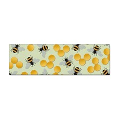 Honey Bee Bees Pattern Sticker (bumper) by Ndabl3x