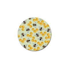 Honey Bee Bees Pattern Golf Ball Marker by Ndabl3x