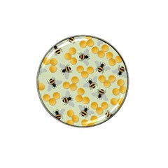 Honey Bee Bees Pattern Hat Clip Ball Marker (4 Pack) by Ndabl3x