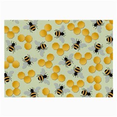 Honey Bee Bees Pattern Large Glasses Cloth by Ndabl3x