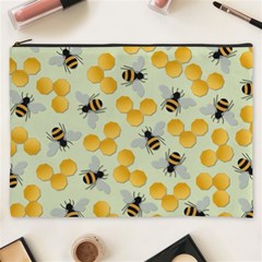 Honey Bee Bees Pattern Cosmetic Bag (xxxl) by Ndabl3x