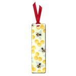 Honey Bee Bees Pattern Small Book Marks Front