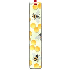 Honey Bee Bees Pattern Large Book Marks by Ndabl3x