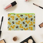 Honey Bee Bees Pattern Cosmetic Bag (XS) Front