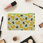 Honey Bee Bees Pattern Cosmetic Bag (XS) Back