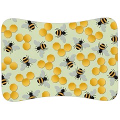 Honey Bee Bees Pattern Velour Seat Head Rest Cushion by Ndabl3x