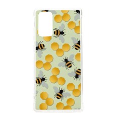 Honey Bee Bees Pattern Samsung Galaxy Note 20 Tpu Uv Case by Ndabl3x