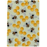 Honey Bee Bees Pattern A4 Acrylic Clipboard Back