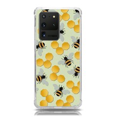 Honey Bee Bees Pattern Samsung Galaxy S20 Ultra 6 9 Inch Tpu Uv Case by Ndabl3x