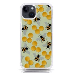 Honey Bee Bees Pattern Iphone 14 Tpu Uv Print Case by Ndabl3x