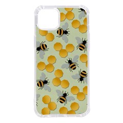 Honey Bee Bees Pattern Iphone 14 Plus Tpu Uv Print Case by Ndabl3x