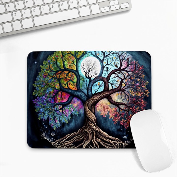 Tree Colourful Small Mousepad