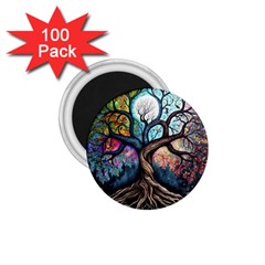 Tree Colourful 1 75  Magnets (100 Pack)  by Ndabl3x