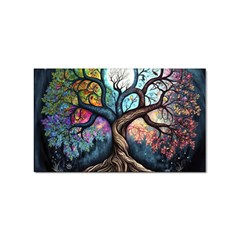 Tree Colourful Sticker Rectangular (100 Pack) by Ndabl3x