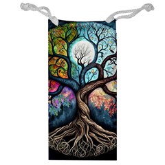 Tree Colourful Jewelry Bag by Ndabl3x