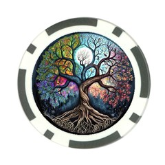 Tree Colourful Poker Chip Card Guard (10 Pack) by Ndabl3x