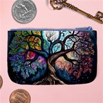 Tree Colourful Large Coin Purse Back