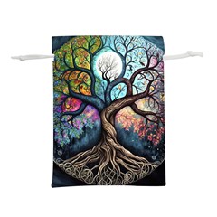 Tree Colourful Lightweight Drawstring Pouch (l) by Ndabl3x