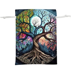 Tree Colourful Lightweight Drawstring Pouch (xl) by Ndabl3x