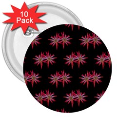 Chic Dreams Botanical Motif Pattern Design 3  Buttons (10 Pack)  by dflcprintsclothing