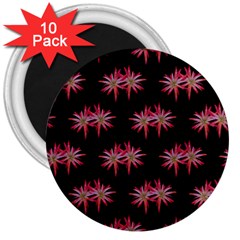 Chic Dreams Botanical Motif Pattern Design 3  Magnets (10 Pack)  by dflcprintsclothing