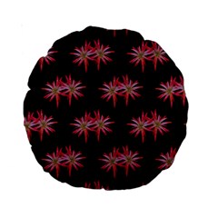 Chic Dreams Botanical Motif Pattern Design Standard 15  Premium Round Cushions