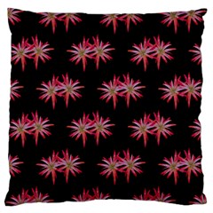 Chic Dreams Botanical Motif Pattern Design Large Premium Plush Fleece Cushion Case (one Side) by dflcprintsclothing