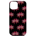 Chic Dreams Botanical Motif Pattern Design iPhone 14 Black UV Print Case Front