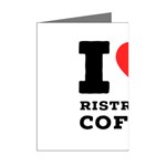 I love ristretto coffee Mini Greeting Cards (Pkg of 8) Right