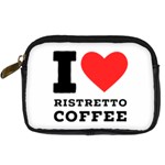 I love ristretto coffee Digital Camera Leather Case Front