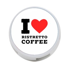 I Love Ristretto Coffee 4-port Usb Hub (two Sides) by ilovewhateva