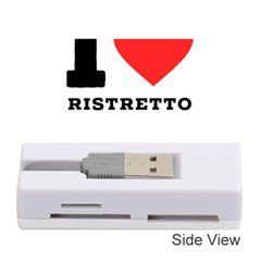 I Love Ristretto Coffee Memory Card Reader (stick) by ilovewhateva