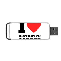 I Love Ristretto Coffee Portable Usb Flash (two Sides) by ilovewhateva