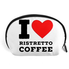 I Love Ristretto Coffee Accessory Pouch (large) by ilovewhateva