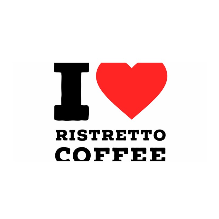 I love ristretto coffee Satin Wrap 35  x 70 