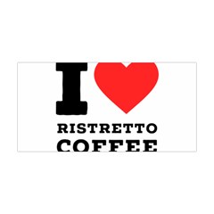 I Love Ristretto Coffee Yoga Headband by ilovewhateva