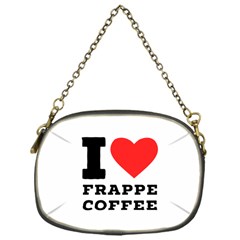 I love frappe coffee Chain Purse (One Side)